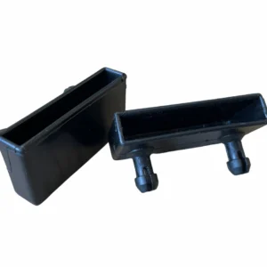 Two black slat holders.